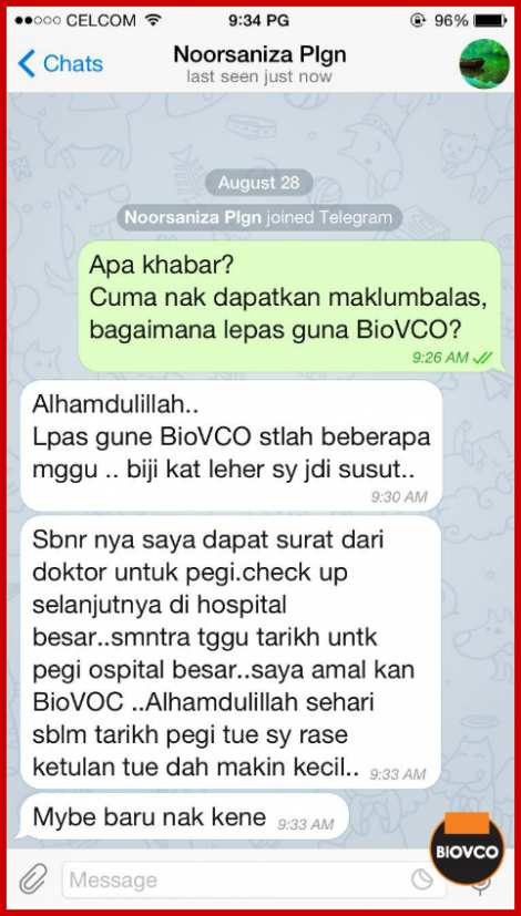 Testimoni BioVCO